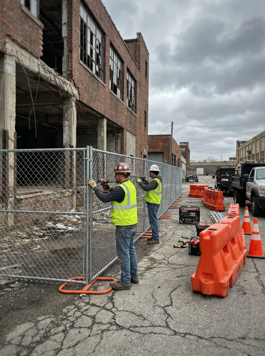 Sécurisation d'un site après sinistre
